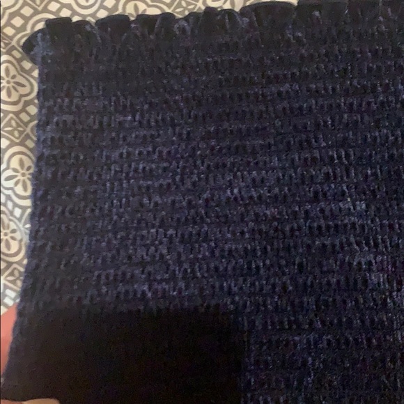 Hollister blue velvet tube top💕 - Picture 5 of 5